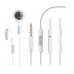 Ear Phone Head Phone with Volume Control and Mic for iPhone iPod iPad iTouch MacBook - Whit